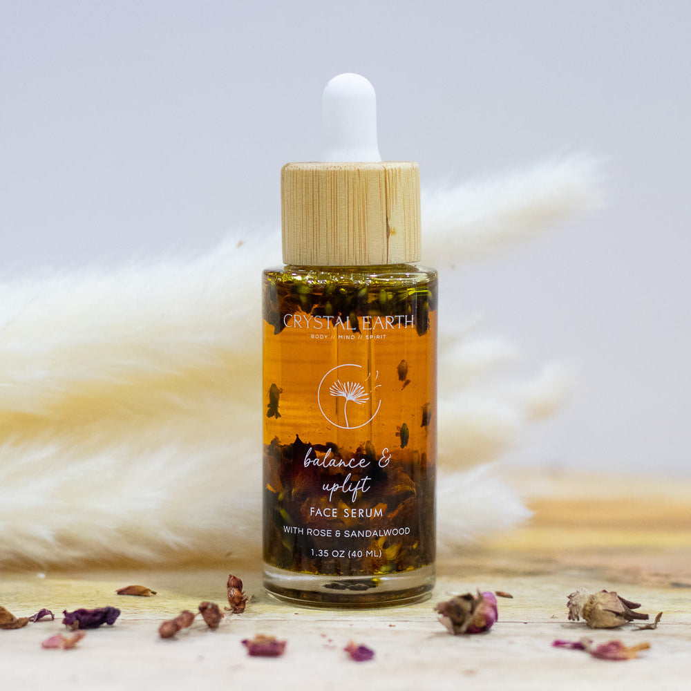 crystal rose seeds Balance & Uplift Face Serum – Crystal Earth